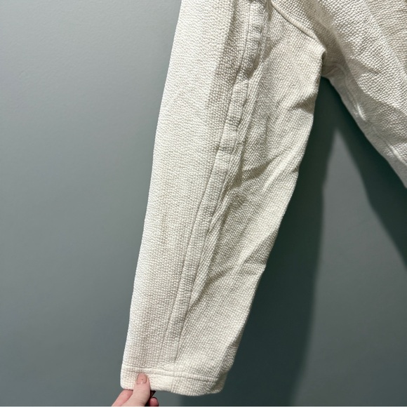 Lululemon Ribbed Funnel Neck Pullover - Heathered White Opal - Picture 7 of 7